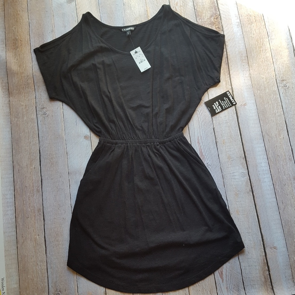 🆕️ Express open shoulder dress size XS NWT